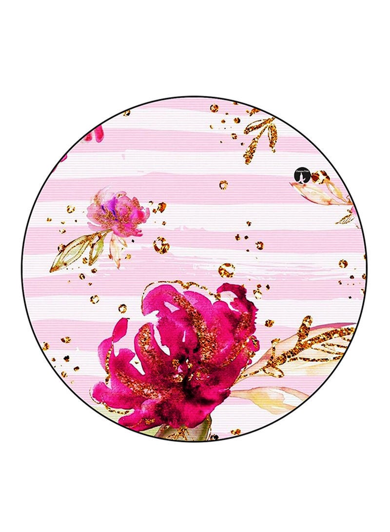 RKN Flowers Printed Mouse Pad  Multicolour