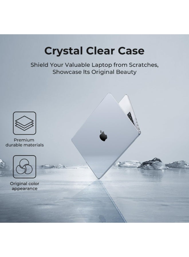 for  MacBook Air 13 inch Case 2025 2024 2023 2022 M4 A3240 M3 A3113 M2A2681 Plastic Hard Shell + TPU Keyboard SkinCover for MacBook Air 13.6 inch Case, Clear - Image 5