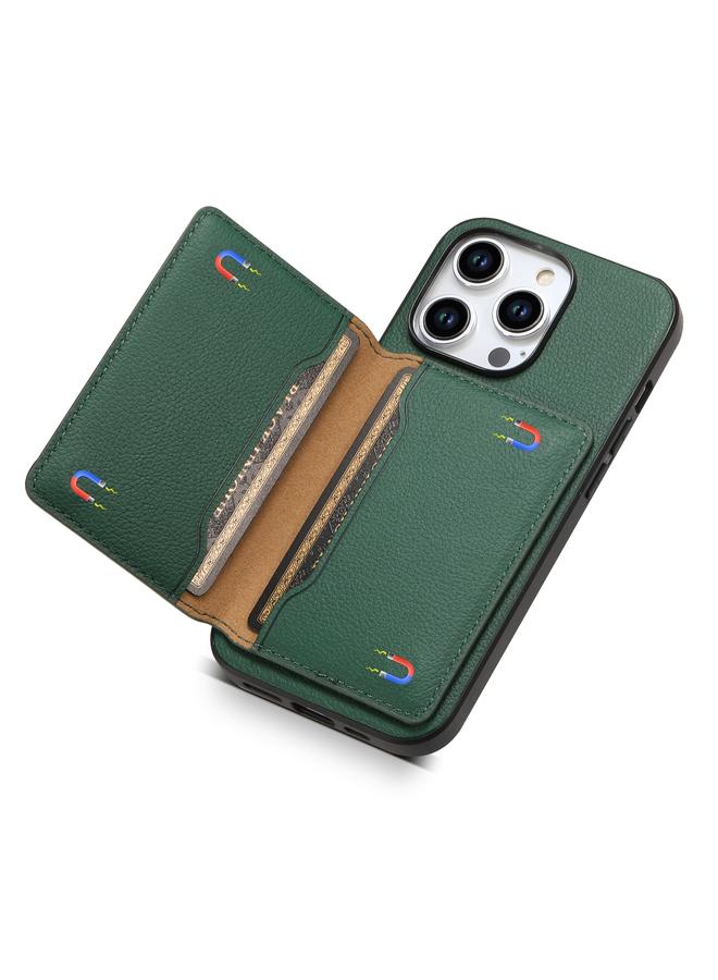 Zaboon Case For iPhone 13 Pro Max Calf Texture Card Bag Design Full Coverage Phone Case - Image 3