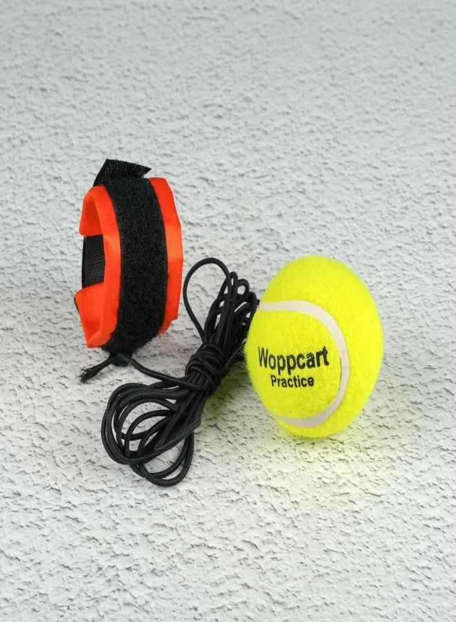 WOPPCART كرة كريكيت تنس معلقة للأطفال من WOPPCART، سهلة التعليق ومثالية للتدريب الداخلي والخارجي، كرة حبل معلقة للأولاد والبالغين، لون أخضر (عبوة من قطعة واحدة) - Image 1
