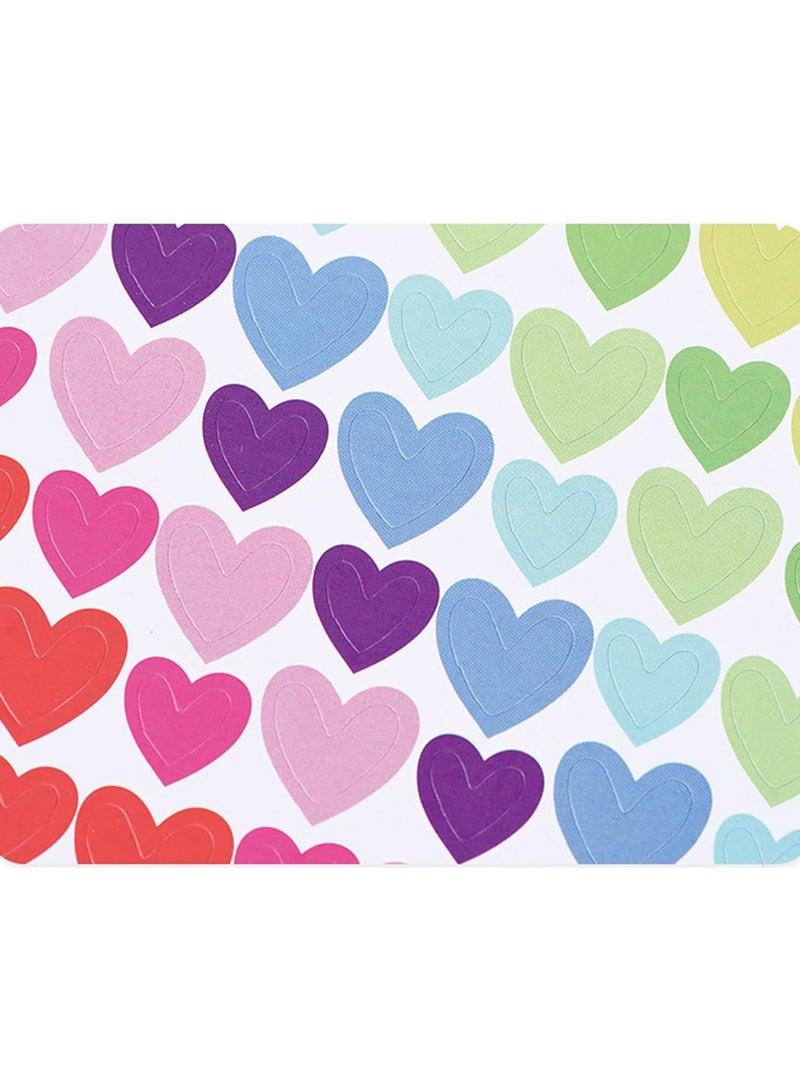20 Sheets Mini Heart Stickers Cute Small Heart Stickers for Kids Girl Decal Sticker Cute Decorative Stickers for DIY Crafts Scrapbooking Laptop Bottle Colorful Heart Stickers - Image 5