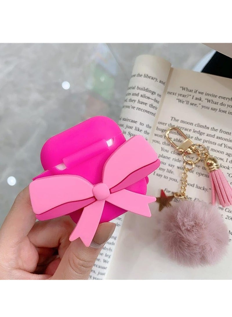 Generic - Case Soft Silicone Shockproof Cover for Apple Airpods 3 New 3D Cute Cartoon Creative Fun Case Skin with Keychain Design - Image 1