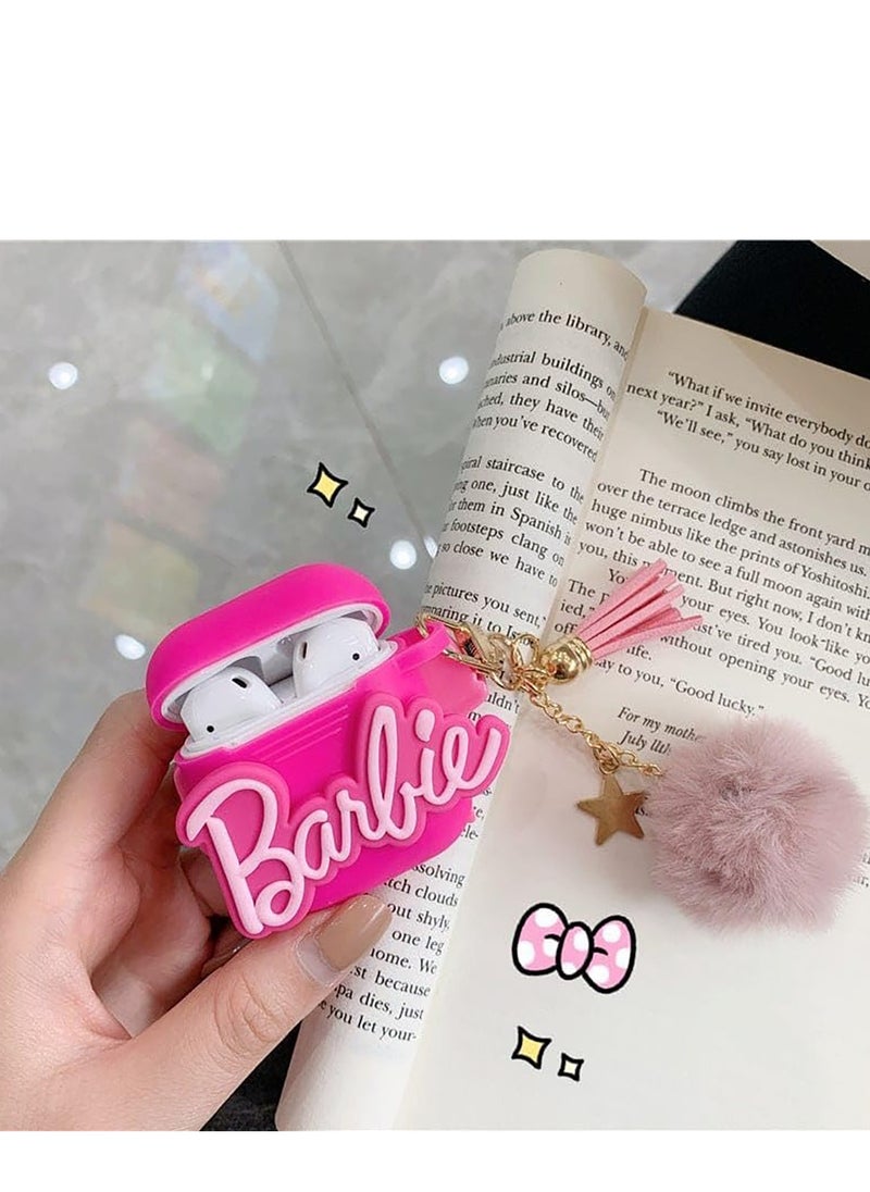 Generic - Case Soft Silicone Shockproof Cover for Apple Airpods 3 New 3D Cute Cartoon Creative Fun Case Skin with Keychain Design - Image 1