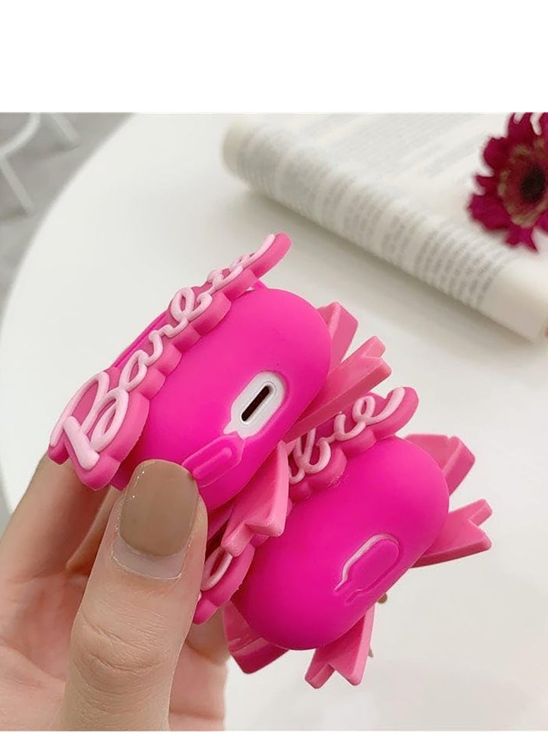 Generic - Case Soft Silicone Shockproof Cover for Apple Airpods 3 New 3D Cute Cartoon Creative Fun Case Skin with Keychain Design - Image 1