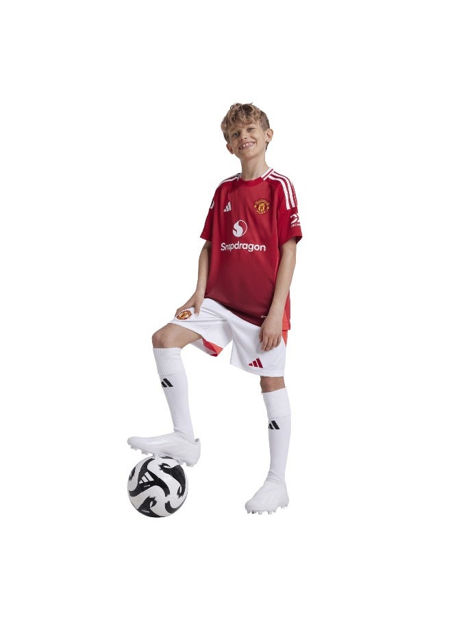 Adidas Adidas Mufc H Jsy Y Red Football Jerseys For Kids Unisex 128  - Image 4
