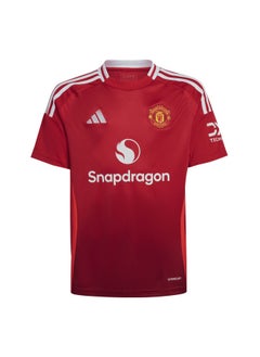 Adidas Adidas Mufc H Jsy Y Red Football Jerseys For Kids Unisex 128  - Image 2