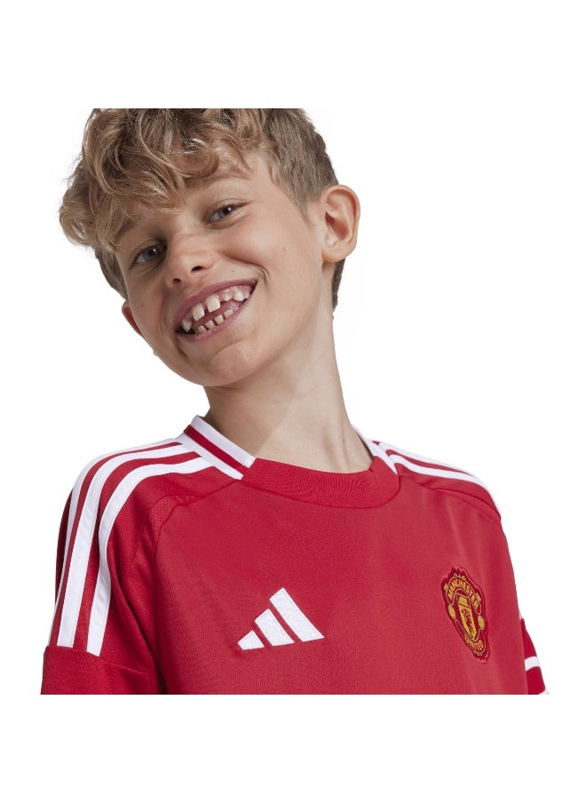 Adidas Adidas Mufc H Jsy Y Red Football Jerseys For Kids Unisex 128  - Image 5