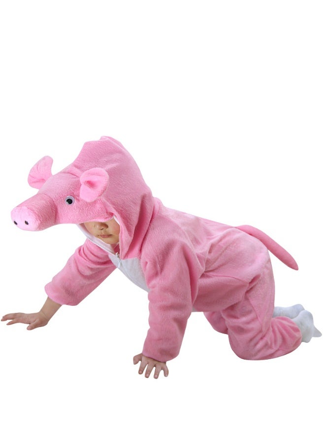 NIBEMINENT Animal performance costumes, kindergarten performance costumes, big bad Wolf, tiger, frog, little rabbit, mouse - Image 1