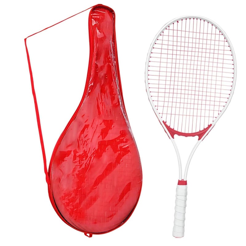 DOLPHY Recreational Tennis Rackets Adults | Super Lightweight Tennis Racquets for Student,Training & Beginners with Overgrips and Carry Bag | Outdoor Games (25-inch)- Red - Image 5