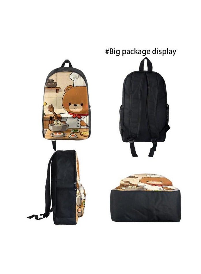 Universal cartoon new three-piece schoolbag - 641  - Image 4