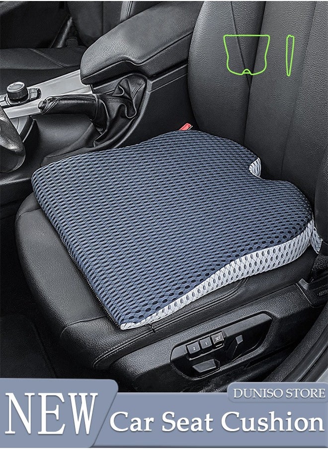 DUNISO Memory Foam Seat Cushion Pillow For Office Chair And Car Seat Firm Coccyx Pad For Tailbone Pain Relief Reduce Tailbone Pressure and Improve Comfort Orthopedic Sciatica Hip Pain Relief  - Image 1