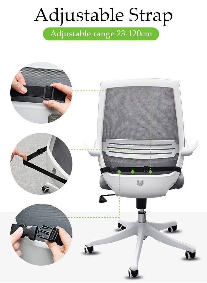 DUNISO Memory Foam Seat Cushion Pillow For Office Chair And Car Seat Firm Coccyx Pad For Tailbone Pain Relief Reduce Tailbone Pressure and Improve Comfort Orthopedic Sciatica Hip Pain Relief  - Image 2