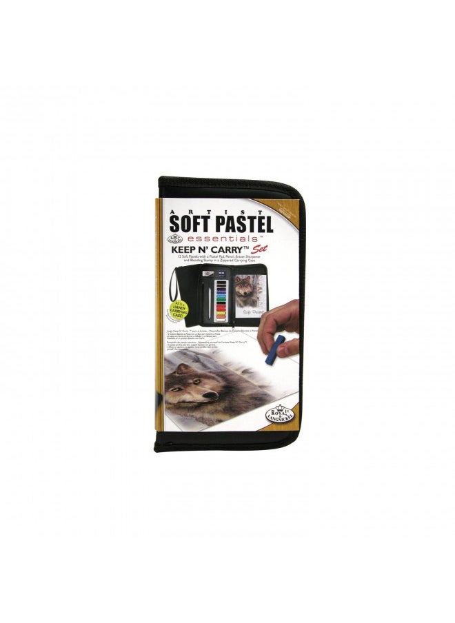 Royal & Langnickel Royal & Langnickel Soft Pastel Essentials Keep N' Carry Set (RSET-KCSP)  - Image 1