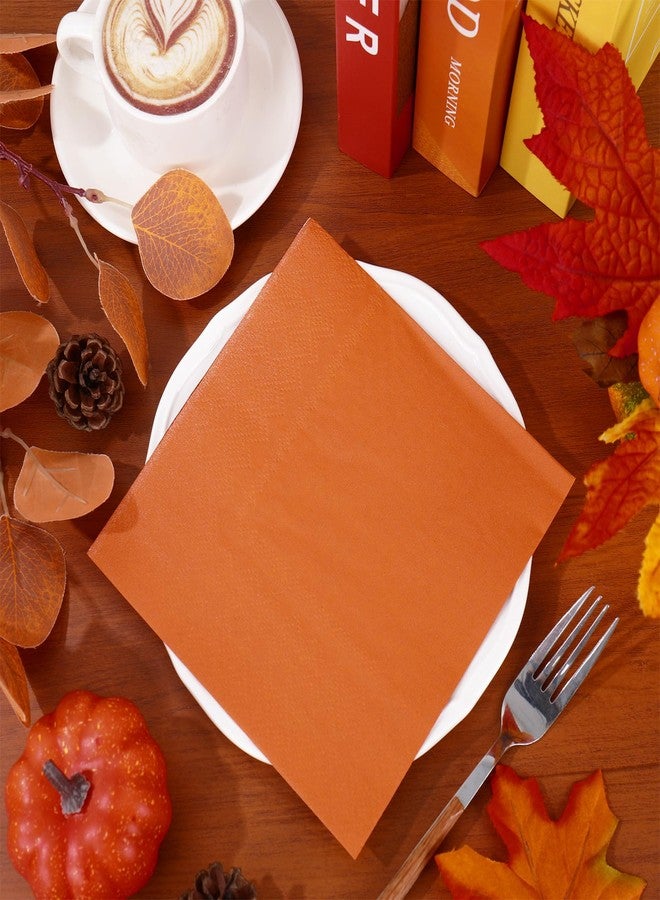 Whaline 80 Pcs Fall Paper Napkin Dark Boho 4 Color Disposable Luncheon Napkins Decorative Dinner Napkin for Autumn Thanksgiving Home Kitchen Restaurant - Image 3