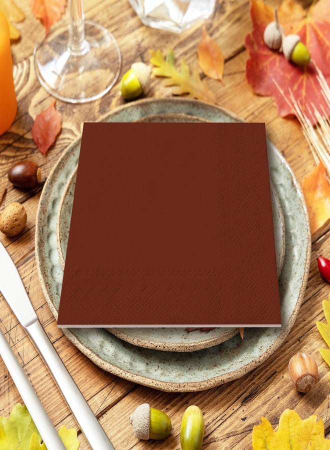 Whaline 80 Pcs Fall Paper Napkin Dark Boho 4 Color Disposable Luncheon Napkins Decorative Dinner Napkin for Autumn Thanksgiving Home Kitchen Restaurant - Image 4