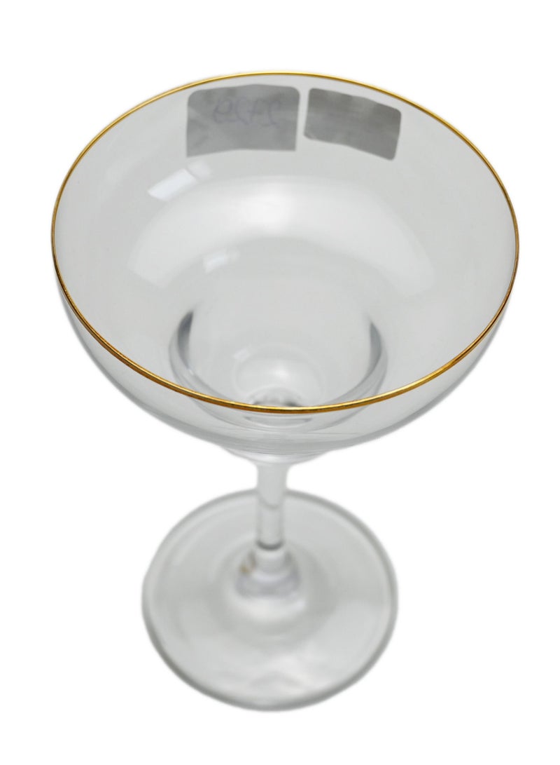 Stem Glass Office Desk Accessories/ Glass decorative for Small Table, Centre Table, Countertops/ Home Office Decor Items for Living room / Glass Heart for Gifting / Office Desk Accessories/ Bowl Shape - Image 2