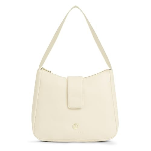 Caprese Irina Medium Hobo Bag for Women with Shoulder Strap | Stylish, Versatile Handbag for Everyday Use | Perfect for Casual Outings, Work, Travel, and Special Events | Spacious Design (Alpine Oat) - Image 1