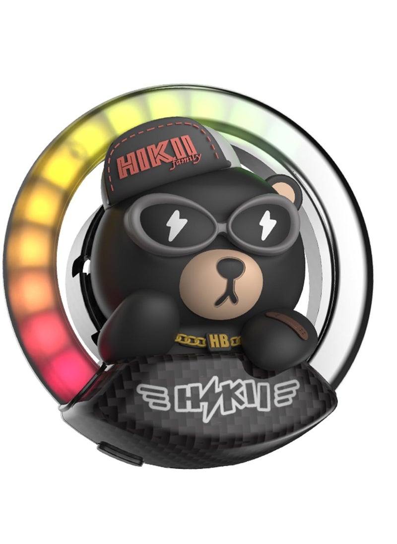 Excefore Car Atmosphere Light, LED Light Automotive Air Outlet Creative Decoration, Funny Bear Car Decoration  - Image 1