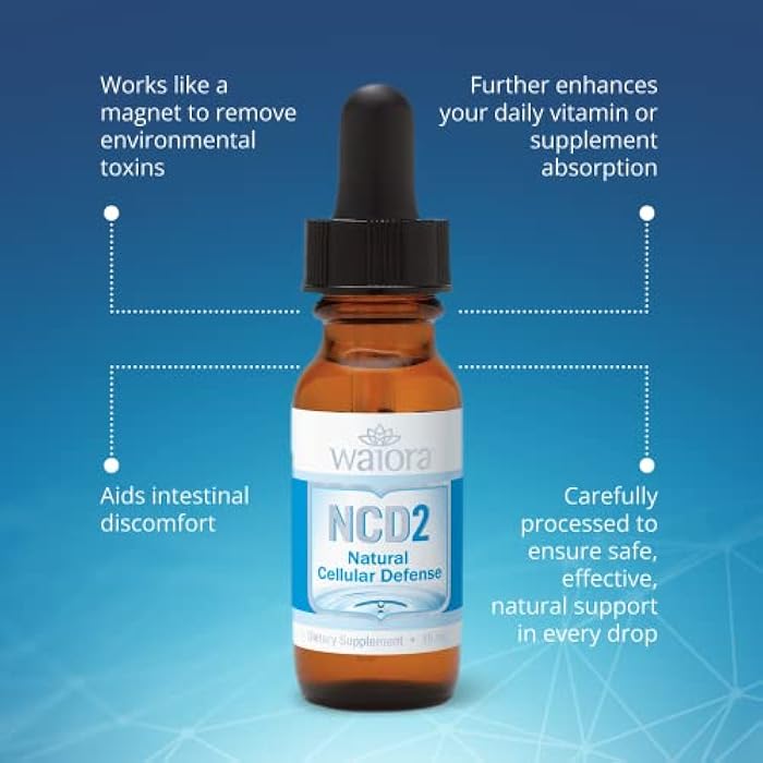 Waiora NCD2 Liquid Mineral Supplement, Advanced Cellular Support Formula, Daily Digestive & Detox, Immune, pH Balance, Cleansing; Easy-to-Use Drops (One .5 oz Bottle, 90 serv.) by Waiora - Image 4