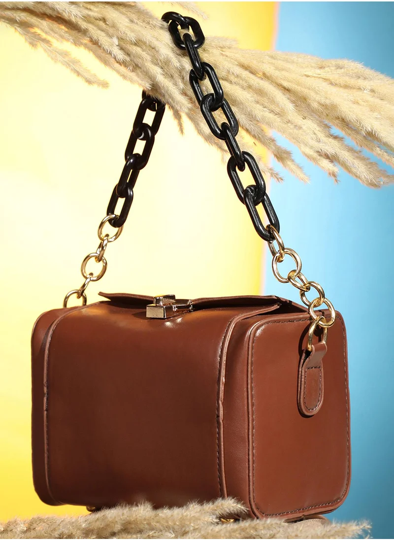 Haute Sauce Hazelnut Haven Brown Handbag
