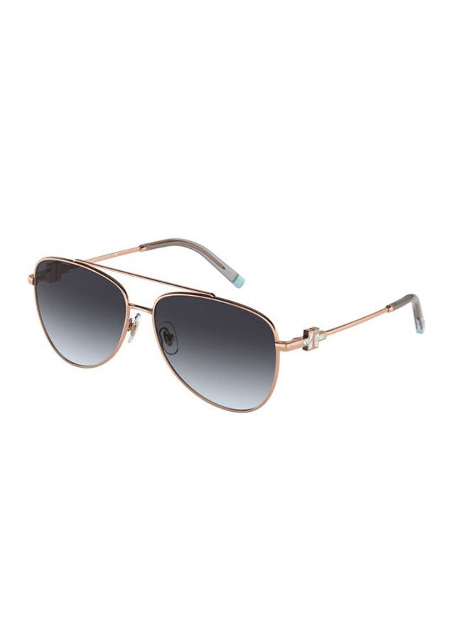 Tiffany Women's Pilot Shape Sunglasses - TF3080 61053C 59 - Lens Size: 59 Mm  - Image 1