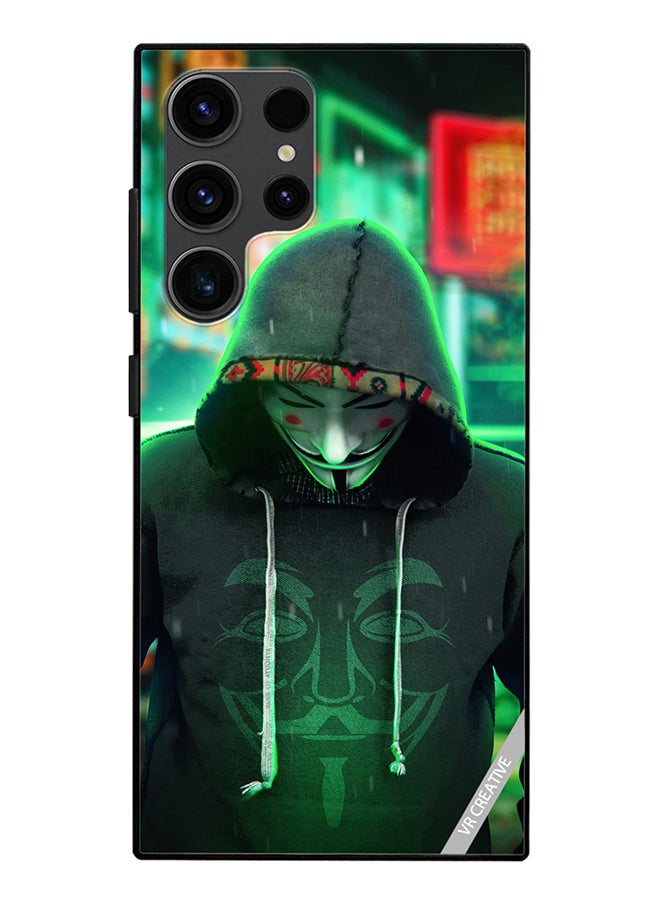 VR CREATIVE Protective Case Cover For Samsung Galaxy S24 Ultra Joker Mask In Joker Jacket Design Multicolour - Image 1
