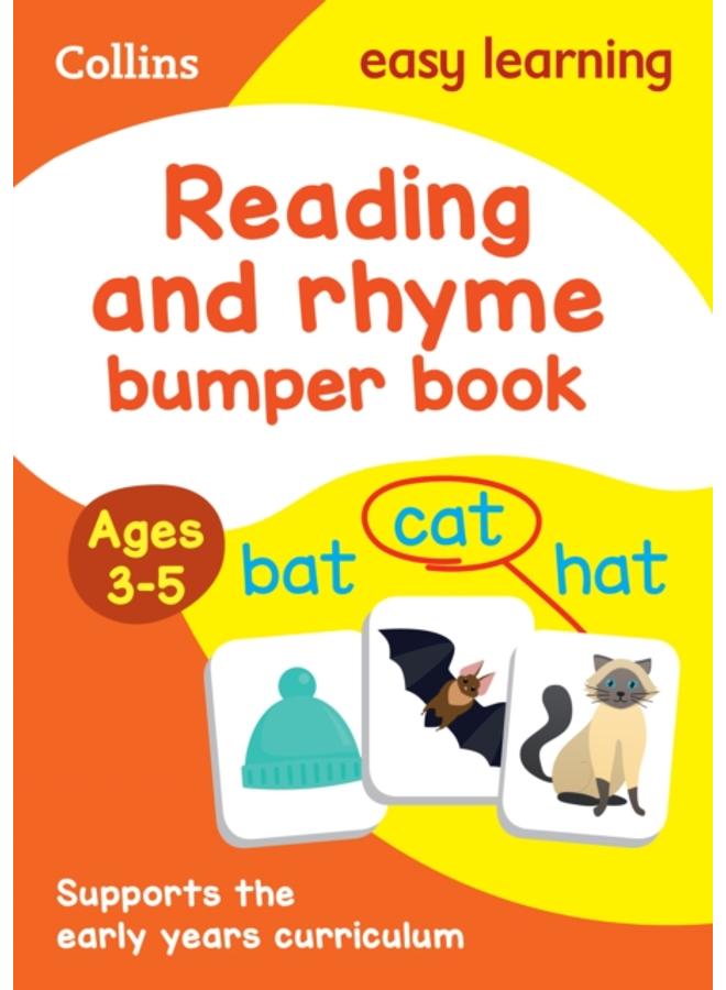 Reading and Rhyme Bumper Book Ages 3-5 : Ideal for Home Learning 