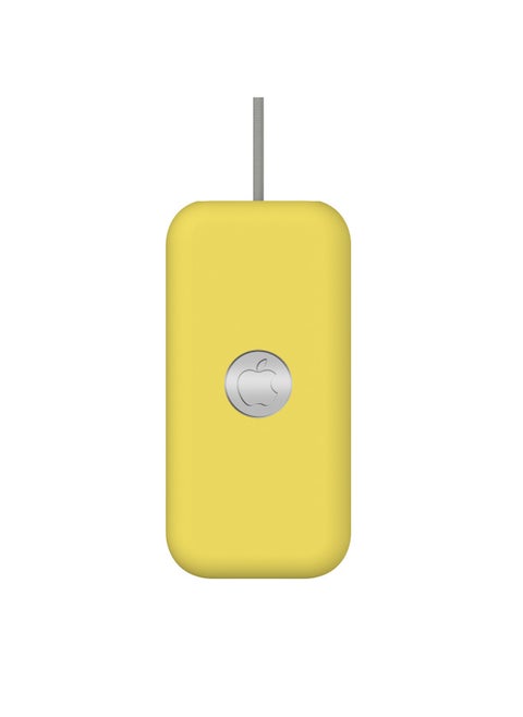 Applicable To Apple Vision Pro Battery Power Protection Case Apple Power Charging Treasure Silicone Protective Case-Specifications:Yellow
