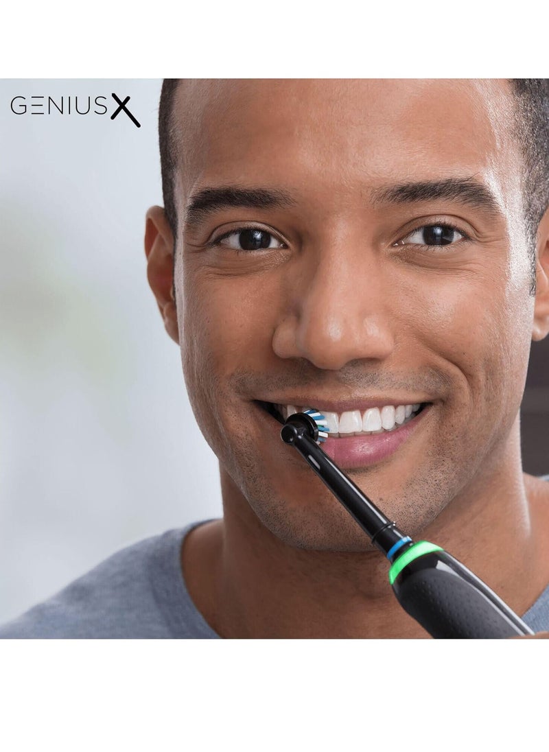 Oral-B - Oral-B Genius X Electric Toothbrush with Artificial Intelligence, App Connected Handle, Travel Case, 6 Mode Display with Teeth Whitening, Black - Image 1