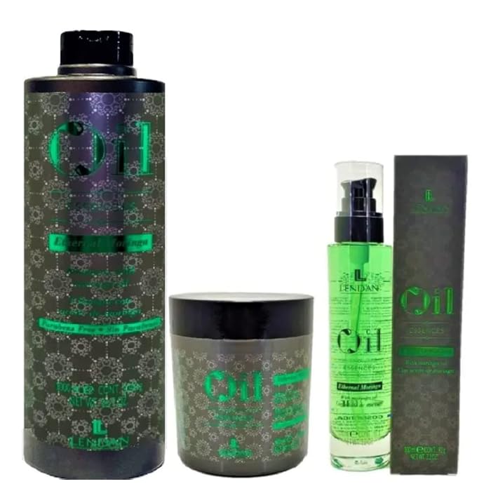 Lendan Moringa Shampoo Kit 1000 ml / 1000 ml + Oil + Mask 500 ml - Image 1