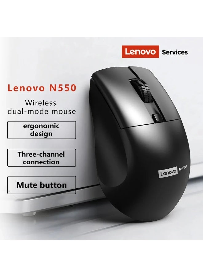 لينوفو Service Business Wireless Dual-mode Mouse N550 Black - Image 4