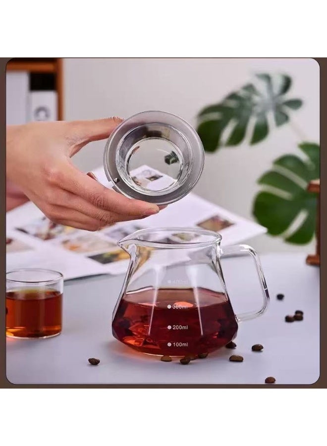 حصريا طقم وعاء القهوة يدو مع بفلتر ماكينة صنع قهوة بالتنقيط - Image 5