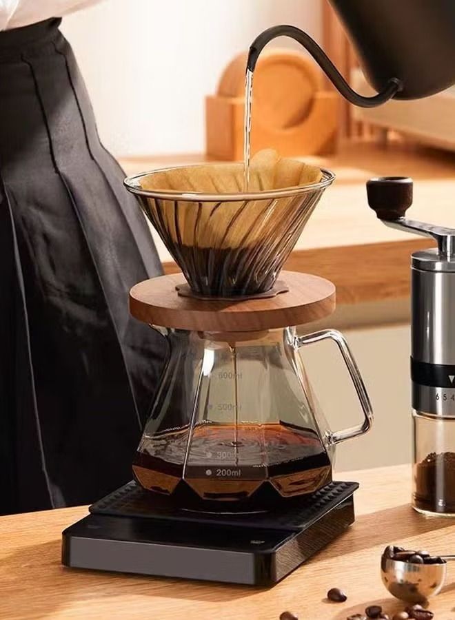 حصريا طقم وعاء القهوة يدو مع بفلتر ماكينة صنع قهوة بالتنقيط - Image 1
