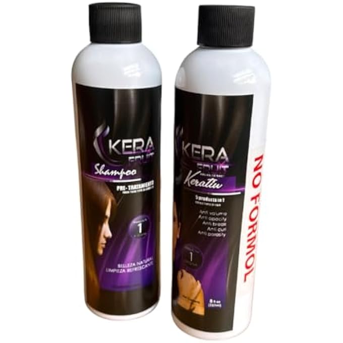 KERA FRUIT CIRUGIA CAPILAR 4OZ (120 ML) + SHAMPOO PROFESIONAL ALIZANTE DE CALIDAD - Image 3