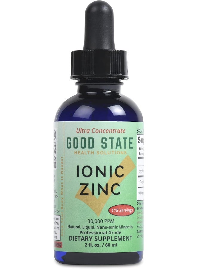 Good State Liquid Ionic Zinc Ultra Concentrated 30000 Ppm 1.6Fl. Oz  - Image 2