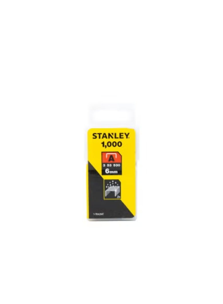 Stanley Light Duty Stapler Pins A6Mm