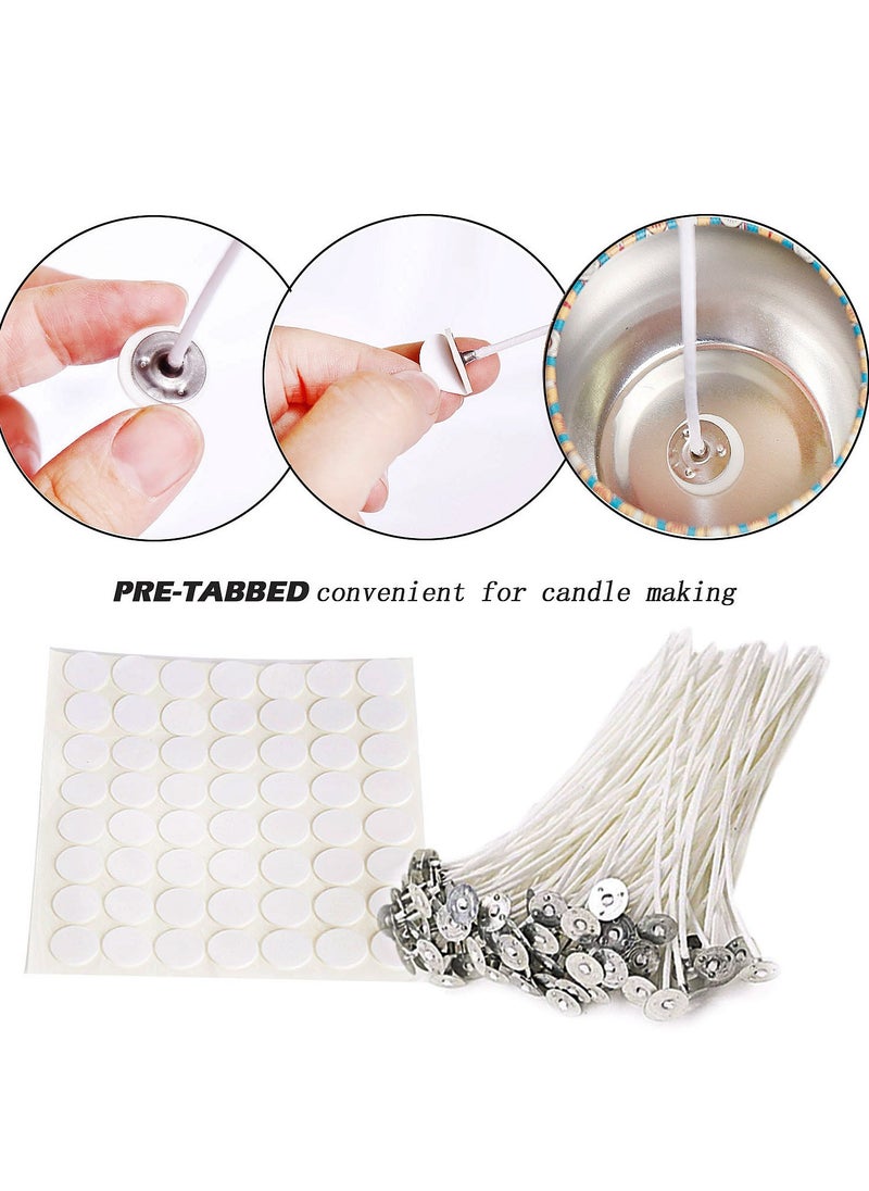 TAPIT - Candle Making Kit with Metal Pot DIY Scented Candle Making Supplies Set with Beeswax Candle Wicks Fragrance Oil and Candle Jars - Image 1