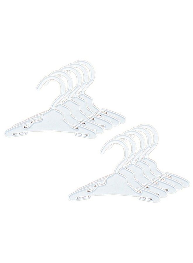 Sophia's Sophia’S 7.5" White Plastic Display Hangers 10 Pack Set For 18" Doll Clothes And Accessories For Standard Size Closets White - Image 4