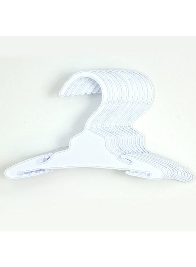Sophia's Sophia’S 7.5" White Plastic Display Hangers 10 Pack Set For 18" Doll Clothes And Accessories For Standard Size Closets White - Image 2