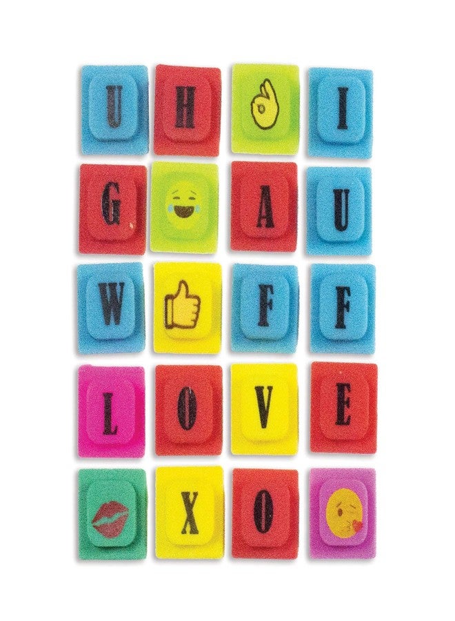 WAFF Refill Cubes Glitter Letters - Waff Accessories - 100 Letters to Personalize Your Waff Objects and Notebooks - Image 3