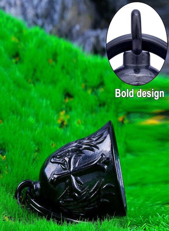 CYZBTBl Motorcycle for Bells - Motorcycle Angel Bell for Men Women,Bell Biker Accessory,Guard Riding Safety (Eagle) (I Need You) (Cross Wing) (Black) - Image 5