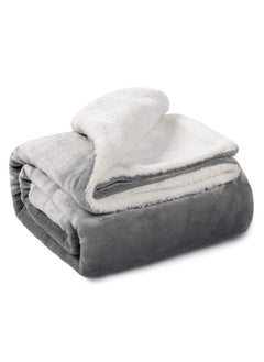 VAS COLLECTIONS VAS COLLECTION Babys Flannel All Season 200 TC Ultra Soft Plush Blanket Grey 