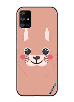 VR CREATIVE Protective Case Cover For Samsung Galaxy A71 5G Lama Cartoon Face Design Multicolour  - Image 1