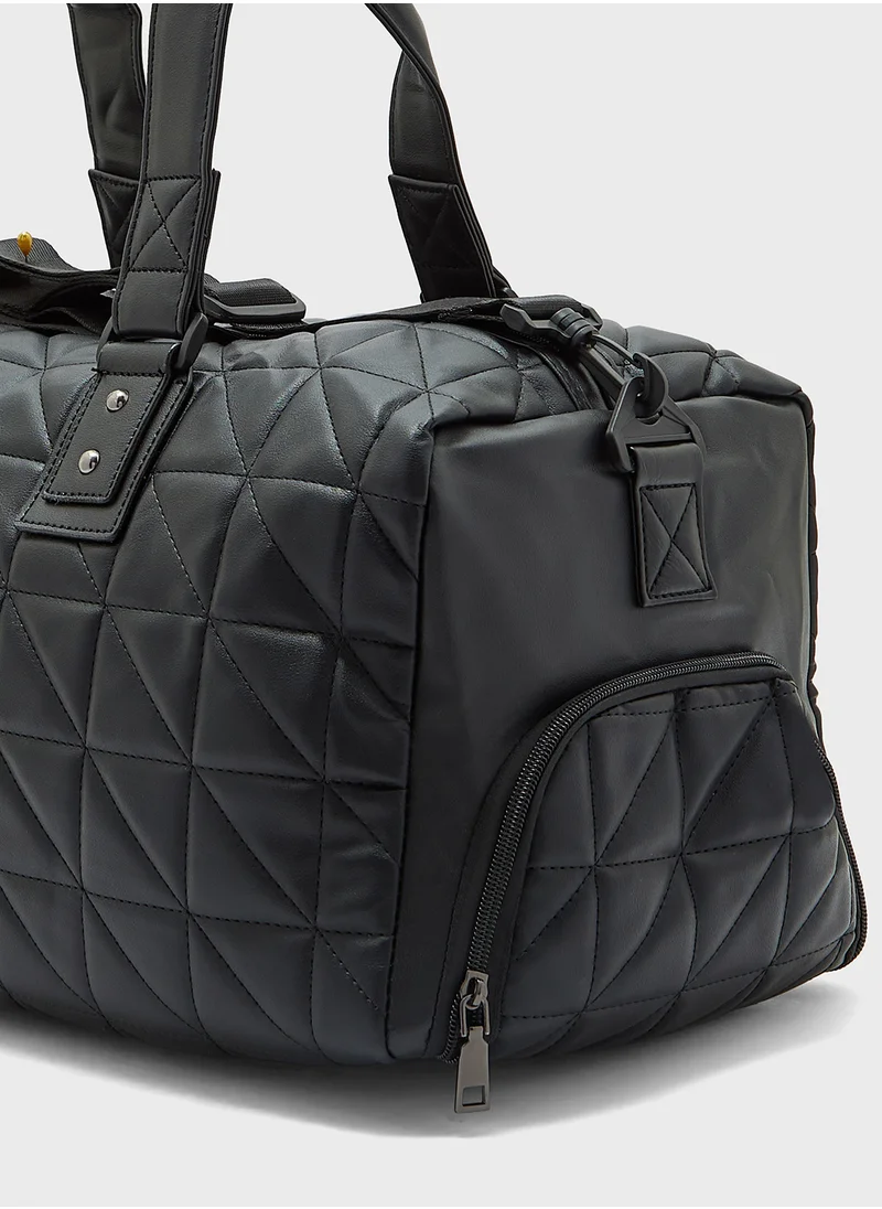 روبرت وود Quilted Weekender Duffle Bag 45 Cm
