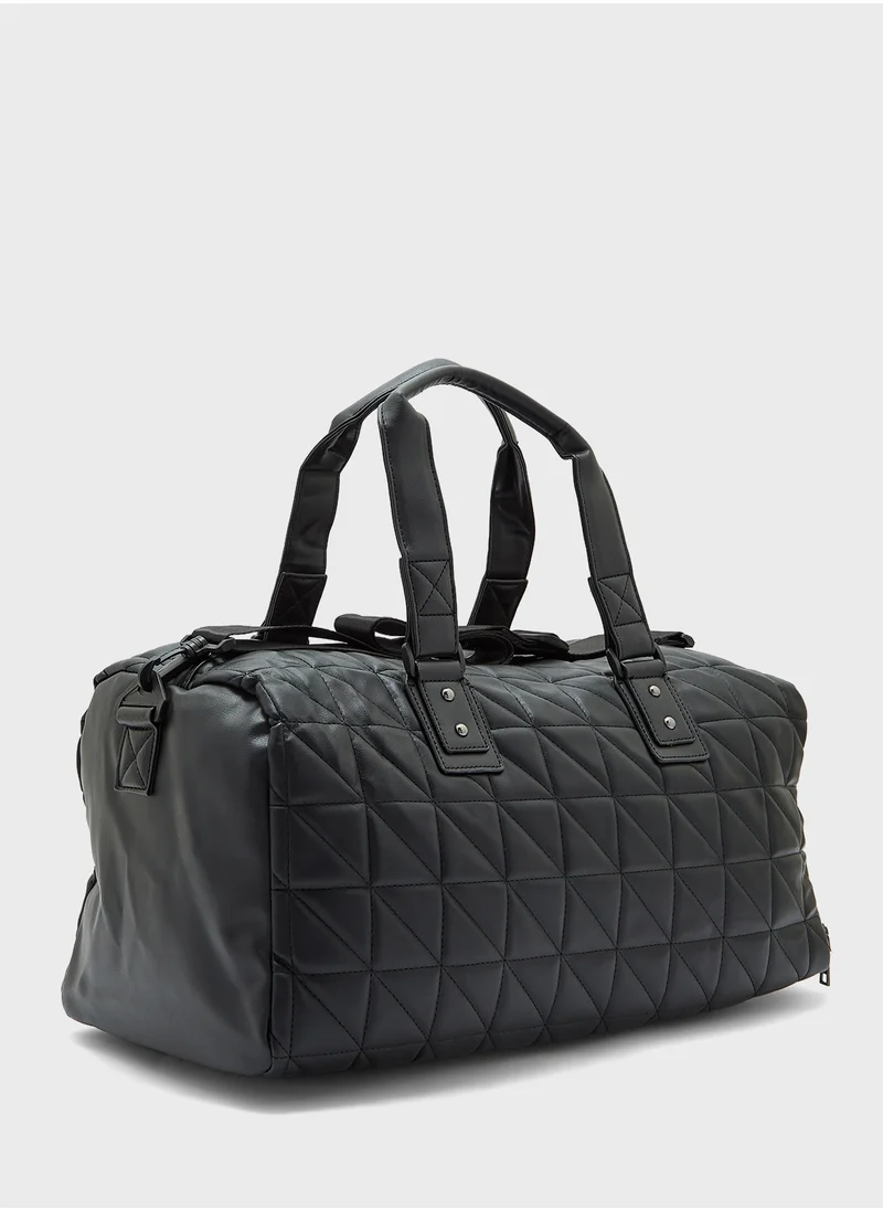 روبرت وود Quilted Weekender Duffle Bag 45 Cm