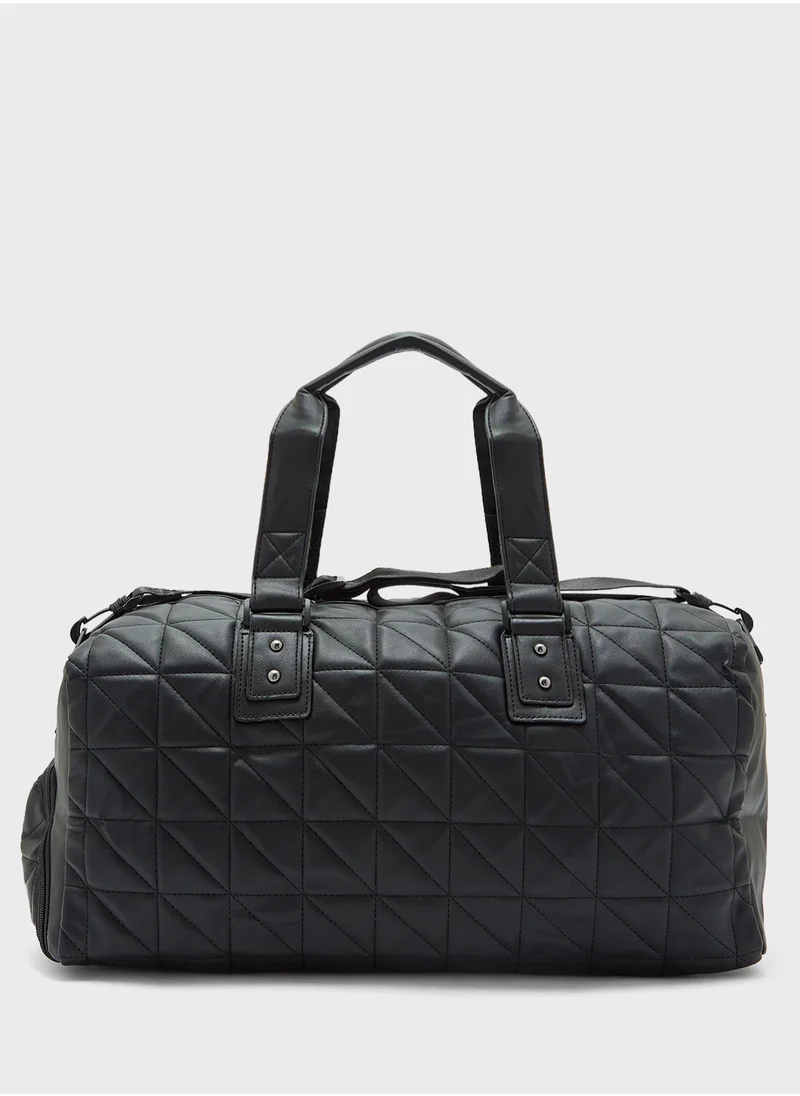 روبرت وود Quilted Weekender Duffle Bag 45 Cm