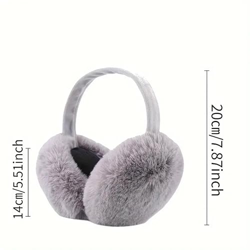 RR DESIGN Ultimate Cozy Ear Cover for Winter | Luxe Earmuffs for Women & Kids - Plush & Fluffy Travel Essential!(pack of 1)-color may vary - Image 2