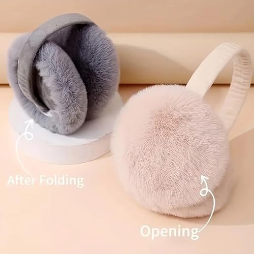 RR DESIGN Ultimate Cozy Ear Cover for Winter | Luxe Earmuffs for Women & Kids - Plush & Fluffy Travel Essential!(pack of 1)-color may vary - Image 3