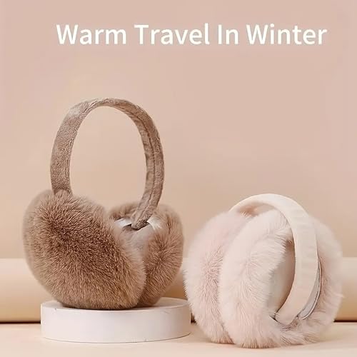 RR DESIGN Ultimate Cozy Ear Cover for Winter | Luxe Earmuffs for Women & Kids - Plush & Fluffy Travel Essential!(pack of 1)-color may vary - Image 5