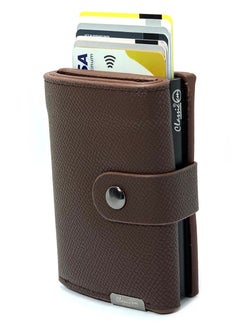 Classic Milano Classic Milano Faux Leather RFID Blocking Pop Up Wallet for Men and Women - Automatic Card Holder Wallet with Pop-up Design - Secure, Compact Credit Card Holder for Men - Stylish Wallet for Men & Women’s RFID Card Wallet  - Image 2
